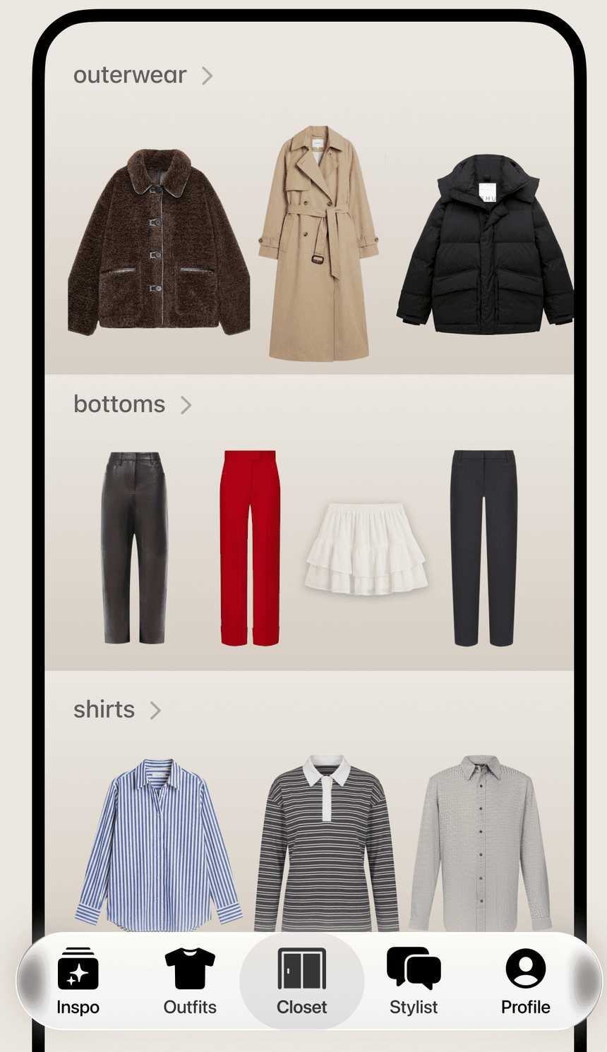 Organized automatically